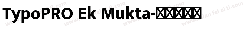 TypoPRO Ek Mukta字体转换
